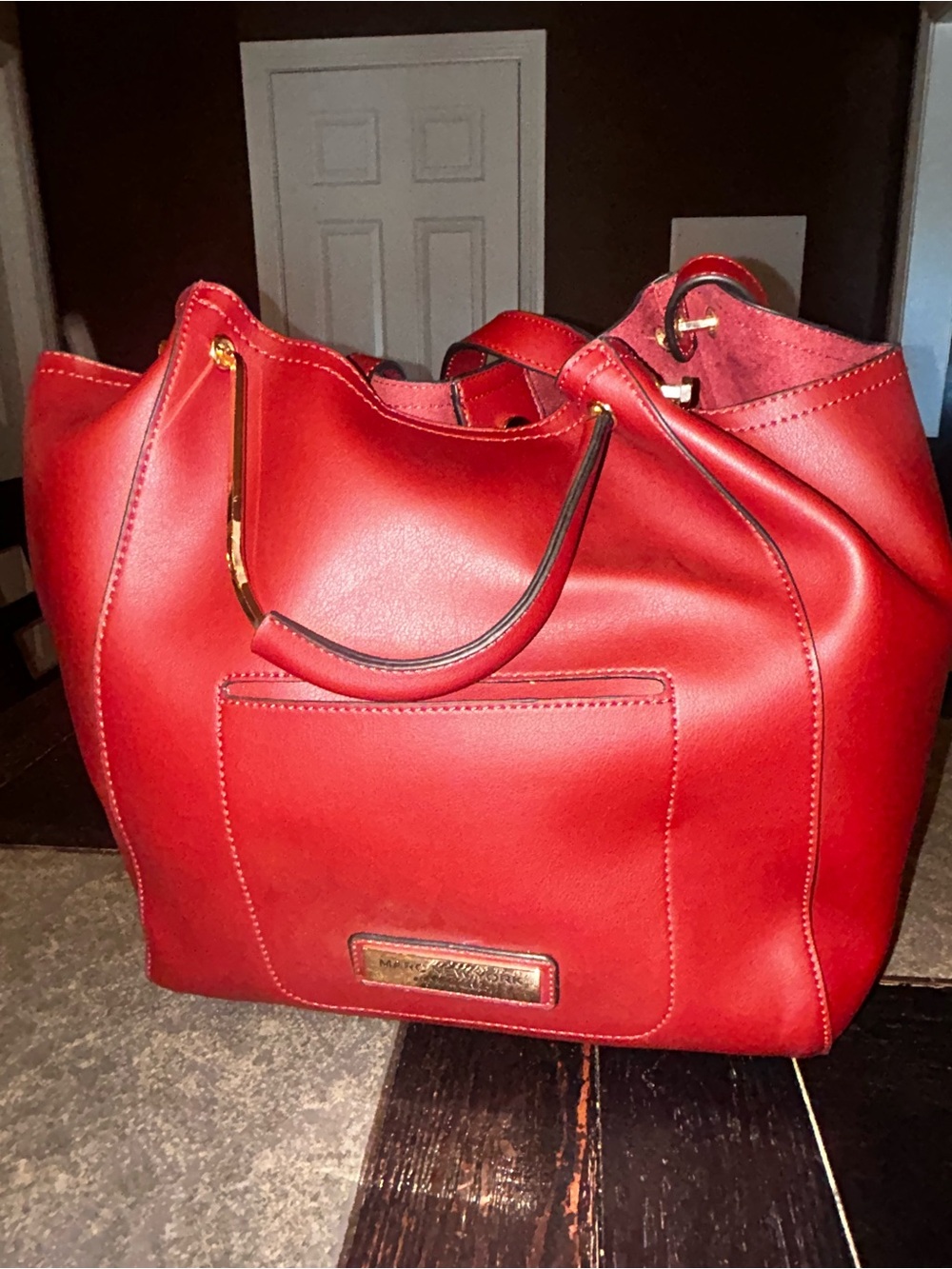 Marc New York Red Tote Bag 3 piece set
